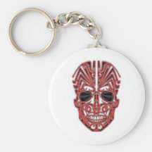 Tribal Skull Key Chains
