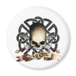 tribal skull magnets