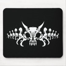 Tribal Skull Mousepad