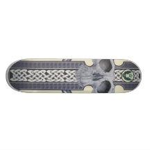 Tribal Skull Skate Board
