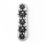 Tribal Skull Skateboard