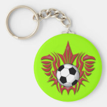TRIBAL SOCCER BALL DESIGN KEY CHAIN