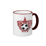 TRIBAL SOCCER BALL DESIGN MUGS