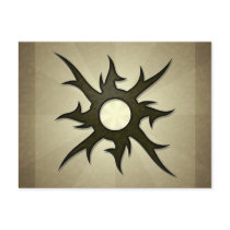 Tribal Solar Thorns Postcard