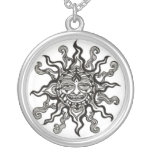 Tribal sun necklace