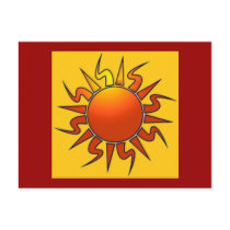 Tribal Sun Post Cards