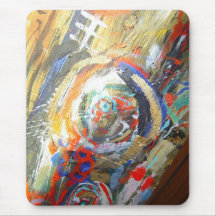 tribal sunrise mouse pad