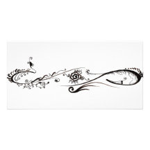 Tribal Tattoo Photo Card