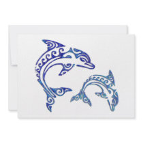 Tribal Tattoo Porpoise Duo