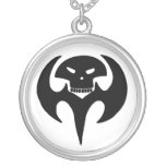 Tribal Tattoo Skull Necklace