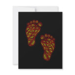 Tribal Toes Baby Shower Invitation