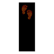 Tribal Toes Mini Bookmark - Business Card