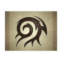 Tribal Twirl Postcard
