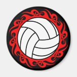 tribal volleyball fridge magnets