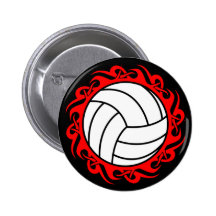 tribal volleyball pin