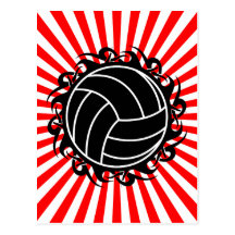tribal volleyball post card