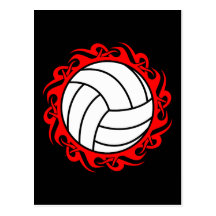 tribal volleyball postcards