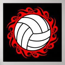 tribal volleyball poster