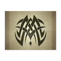 Tribal Woven Blades Postcard