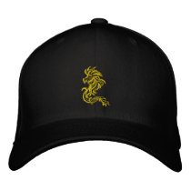 Tribal Yellow Embroidered Hat