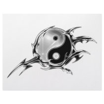 Tribal Yin Yang Customized Letterhead