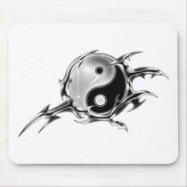 Tribal Yin Yang mousepads