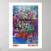 Tribeca Street Art NYC Poster