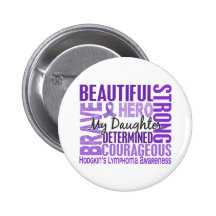 Tribute Square Daughter Hodgkins Lymphoma Pin