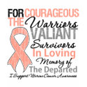 Tribute Support Uterine Cancer Awareness t-shirts