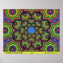 Tribute to Peter Max Print