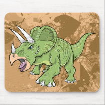 Triceratops Dinosaur  Mouse Pad
