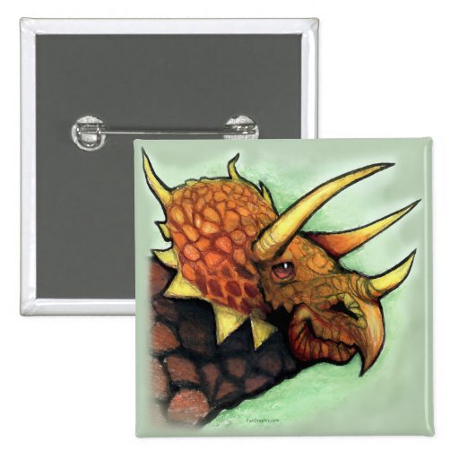 Triceratops Pins