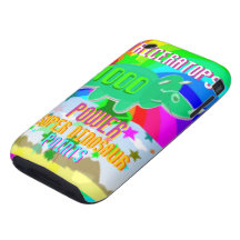 Triceratops Power Super Dinosaur 1000 Points Tough iPhone 3 Case