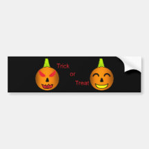 Trick or Treat Bumper Sticker