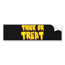 Trick or Treat bumper stickers