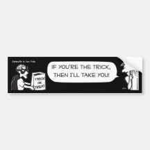 Trick or Treat Bumper Stickers