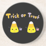 Trick or Treat Candy Corn Drink Coaster
