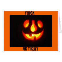 Trick or treat card