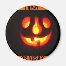Trick or treat fridge magnet