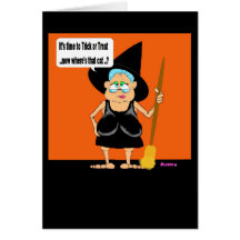 Trick or Treat Gladys Cards