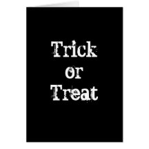 Trick or Treat Greeting Card