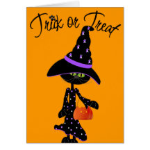 Trick or Treat Greeting Card