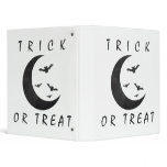 Trick Or Treat Halloween Bats Crescent Moon binders