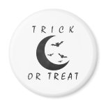 Trick Or Treat Halloween Bats Crescent Moon magnets
