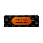 Trick or Treat  Halloween Gift Bag Custom Return Address Labels