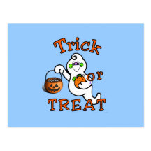 Trick or Treat Halloween Postcards