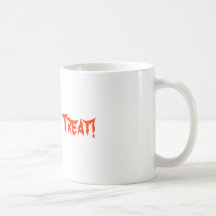 Trick or Treat Halloween Theme Gifts and Novelties Coffee Mugs