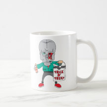 Trick Or Treat Monster Coffee Mugs