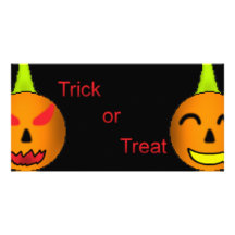 Trick or Treat Photo Card