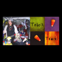 Trick or Treat Photo Card photo cards